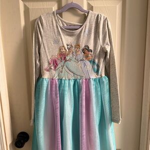 Disney Princess Dress with Gray and Pastel Hues